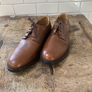 Johnston & Murphy Brown Leather Oxfords Men’s 10M EUC 20-3360 Dress Shoes